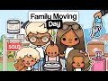 Big Family MOVING DAY! (EP 2)📦| Toca Life World Family Roleplay