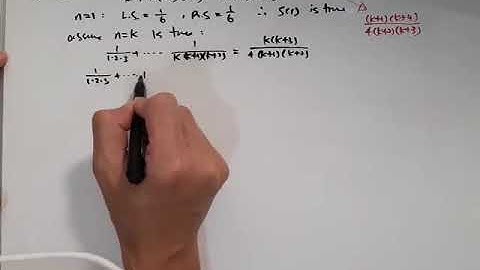 溫 Sir - DSE Maths M2 2020/Q5 (Mathematical Induction)