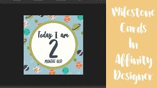 How To Make Milestone Cards In Affinity Designer