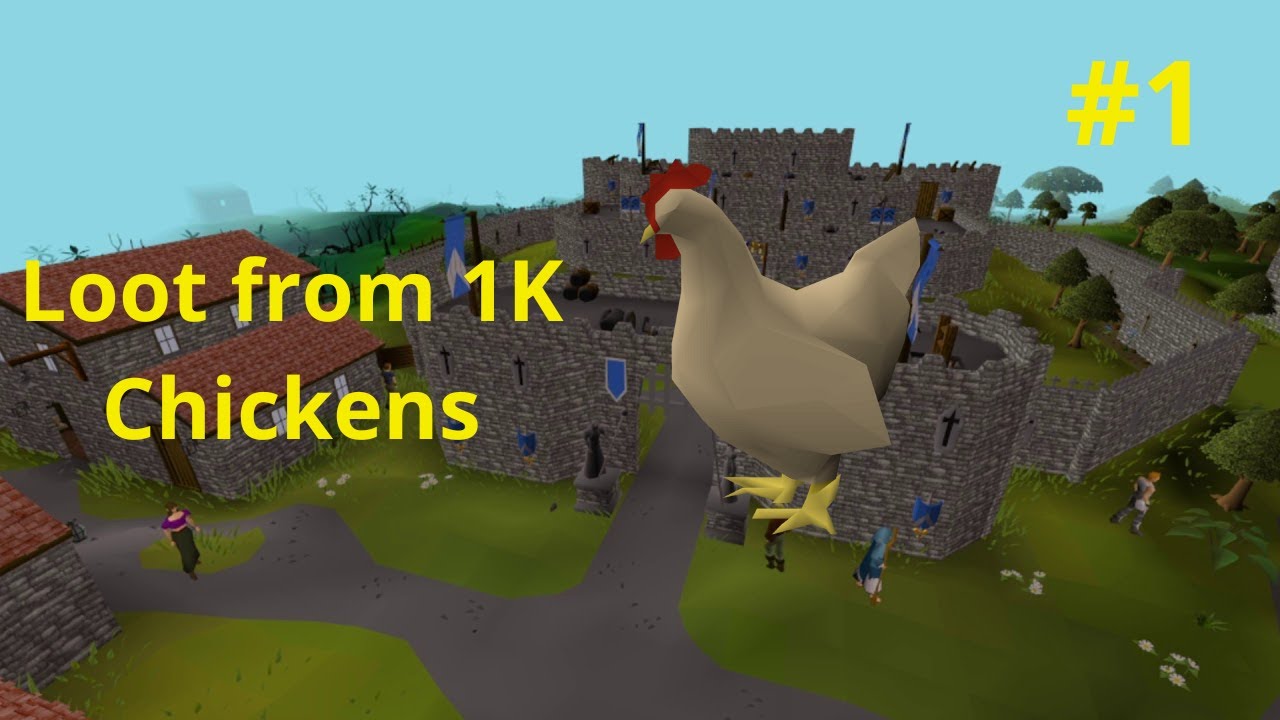 OSRS Killing 1k Chickens Loot From 1000 (Ironman) Episode 1 YouTube