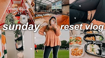 Sunday reset vlog: Trader Joe’s, cleaning & meal prepping 🤍