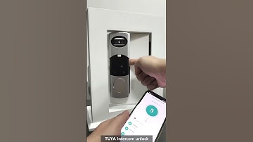 TUYA WIFI VIDEO INTERCOM Waterproof Face Recognition Fingerprint Door Lock Remote #face #fingerprint