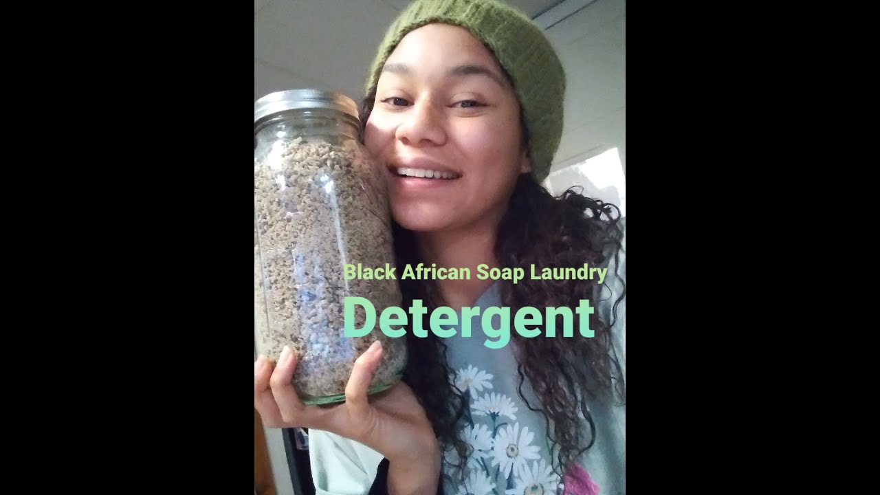DIY Black African Soap Laundry Detergent YouTube