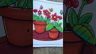 Cozy Flowers Coloring in Garden Scenes