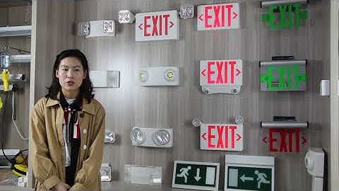 LED Emergency Light & Exit Sign combo Feature Introduce