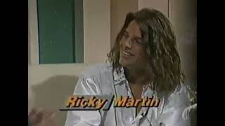 Primera visita promocional de Ricky Martin a Ecuador 1991a los medios de comunicación