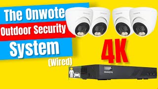 The ONWOTE 4K Security Camera System Install and Review