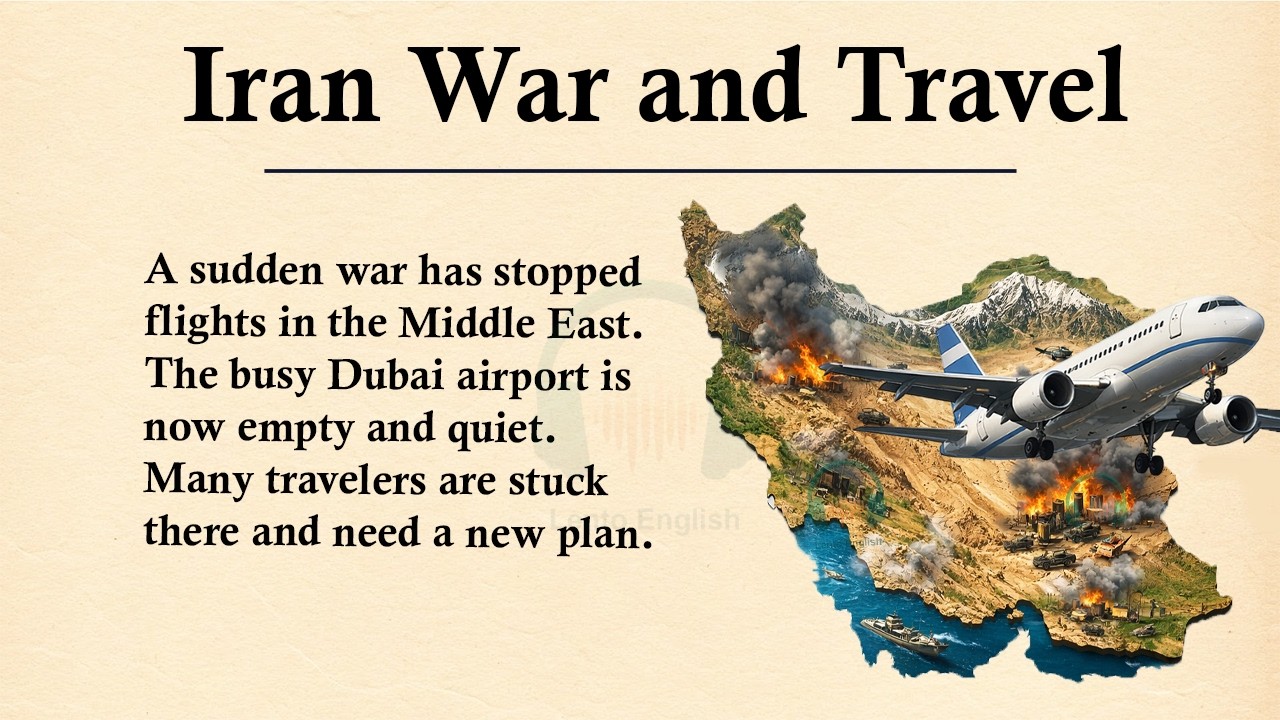 How the Iran War Is Affecting Travel || 🔴✈️Learn English Through Story Level 3 || Graded Reader 🎧