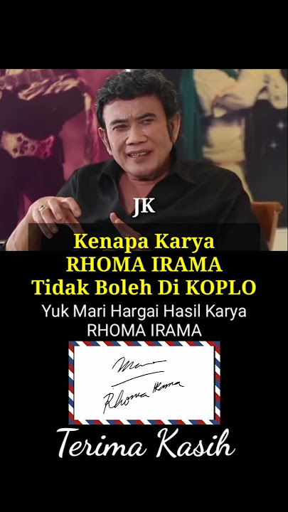 Kenapa Karya RHOMA IRAMA Tidak Boleh Di KOPLO #jumariafkhal #jumarikeyboard