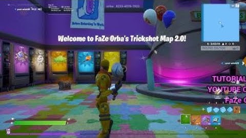 faze orba trickshot map