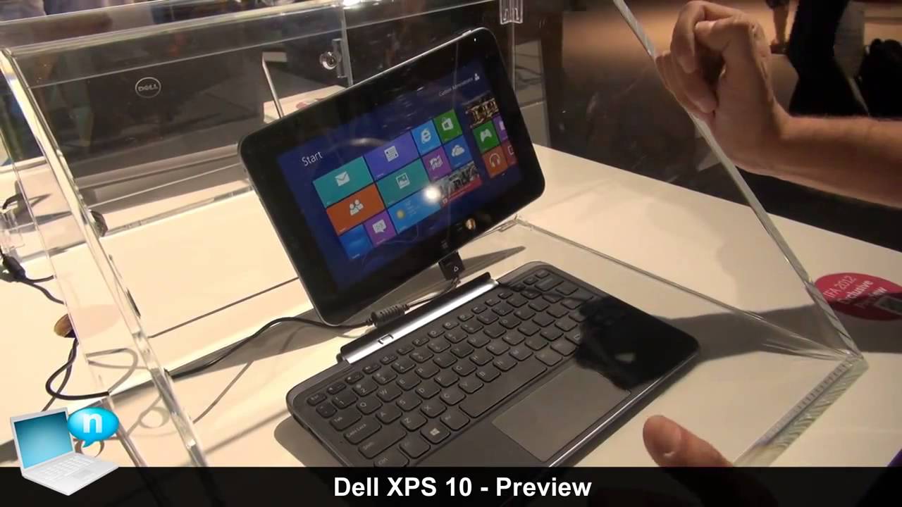Dell XPS 10 tablet dockable with Windows 8 - Preview - YouTube