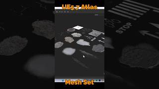 AAA Street Details Using ONE Texture Atlas #unrealengine #shorts #decals #texture #environment