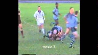 1996 UNIVERSITIES INTERSTATE MATCH WINNING TRY QLD V NSW.wmv