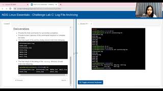 NDG Linux Essentials - Challenge Lab C : Log File Archiving