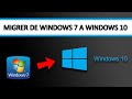 Comment passer de windows 7 a windows 10