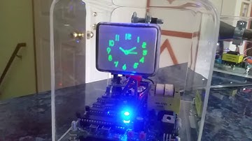 OSC4.9 oscilloscope clock with WiFi module