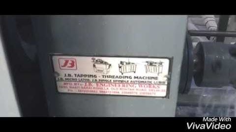 PVC Pipe Threading Machine - 9810260682