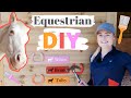 Equestrian DIY! | Barrel Jumps + Painting Horse Shoes | This Esme