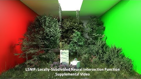 I3D2025 LSNIF: Locally-Subdivided Neural Intersection Function