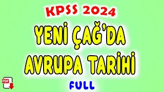 9) Coğrafi Keşifler, Rönesans, Reform Genel Tekrar - KPSS Tarih 2024