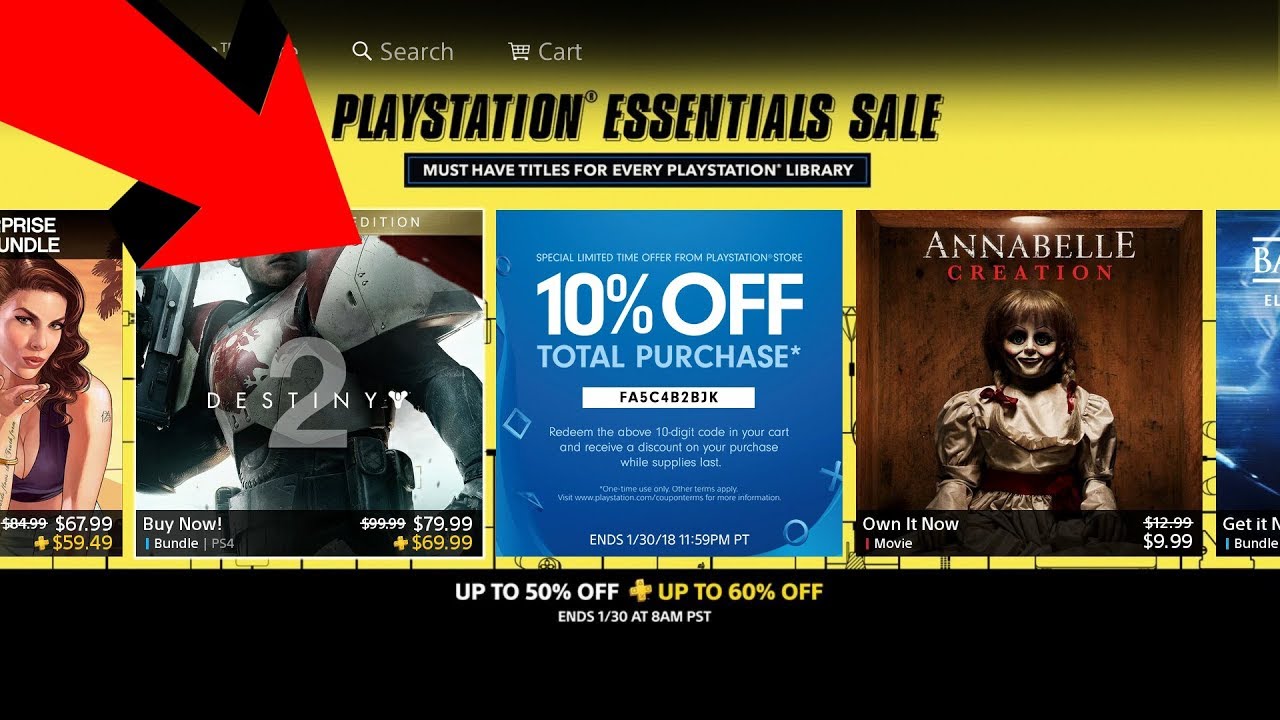 PS4 DISCOUNT CODE "PS PLUS Essentials" (PSN DEALS OF THE WEEK) YouTube