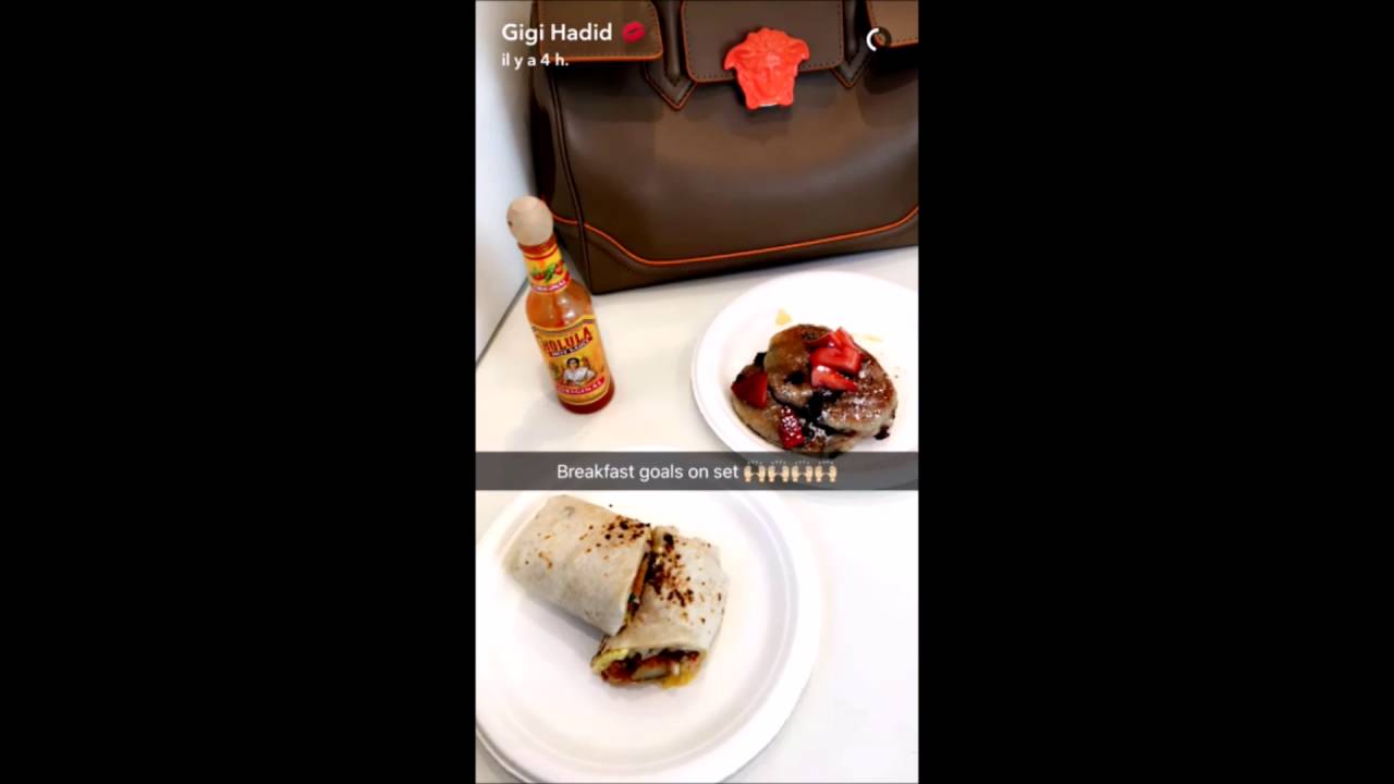 Gigi Hadid | Snapchat | 29/07/2016