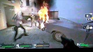 Left 4 Dead - Brennende Wich die doch stirbt.