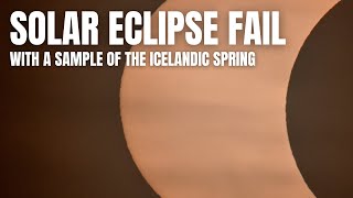 The 2025 Partial Solar Eclipse Seen From The So-Called Icelandic Spring