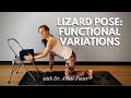 Lizard Pose: Functional Variations (Utthan Pristhasana) with a Physio