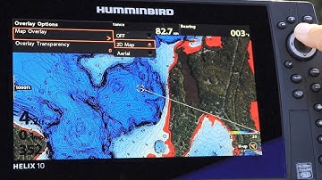 Humminbird HELIX: How to use Chart Overlay