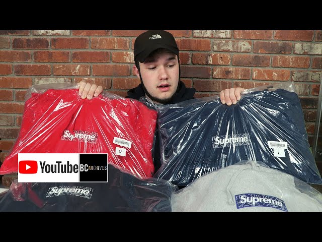 SUPREME BANDANA BOX LOGO HOODIE | ALL FOR RETAIL! - YouTube