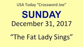 The Fat Lady Sings December 31, 2017