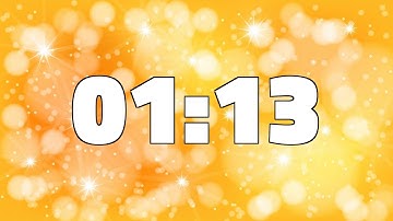 1 MINUTE AND 13 SECONDS TIMER [73 seconds - Yellow Shiny]