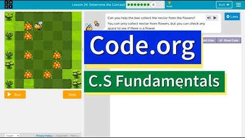 Determine the Concept CS Express Lesson 24.8 - Course E 19.8 Code.org Tutorial with Answers