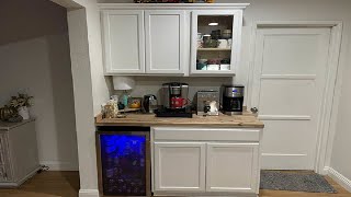 Adding a Coffee Bar with Stock Cabinets