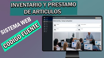 ✅Sistema de inventario y Préstamo de Artículos + Código Fuente