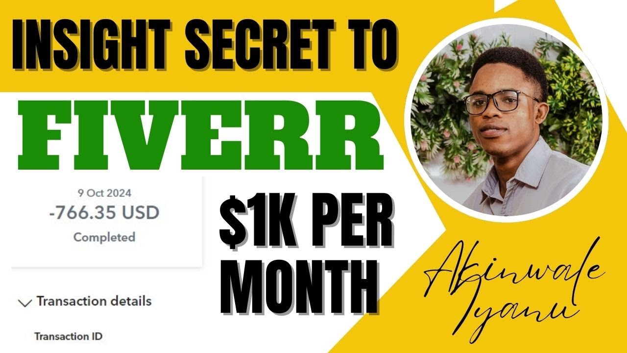 Secret Way To Make Money On Fiverr 2025: How I Make Over $1k/Month on ...