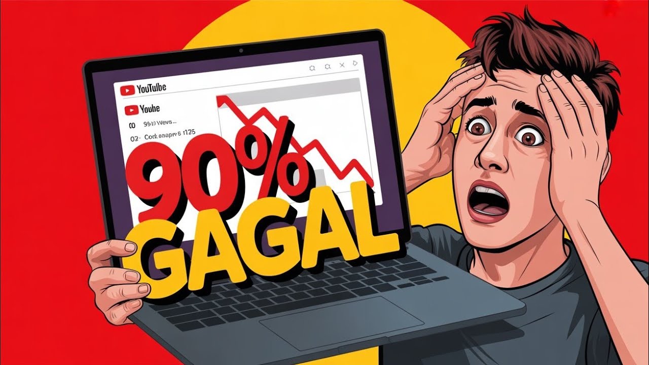 Kenapa 90% YouTuber Gagal di 3 Bulan Pertama? Jangan Sampai Lo Berikutnya