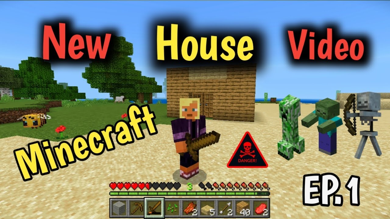Minecraft I built my dream house. EP.1 - YouTube