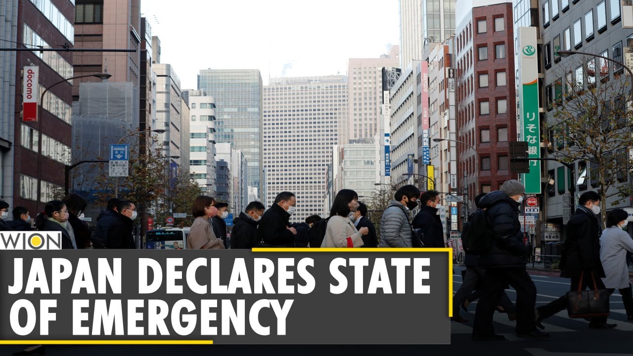 Japan Declares State Of Emergency For Tokyo Area As Covid 19 Cases Surge World News Wion News Youtube