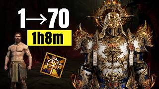 D4 Paladin 1-70 Leveling Build Full Run — 1:08:14