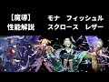 【原神】モナ フィッシュル スクロース レザー 性能解説【魔導 キャラ強化】