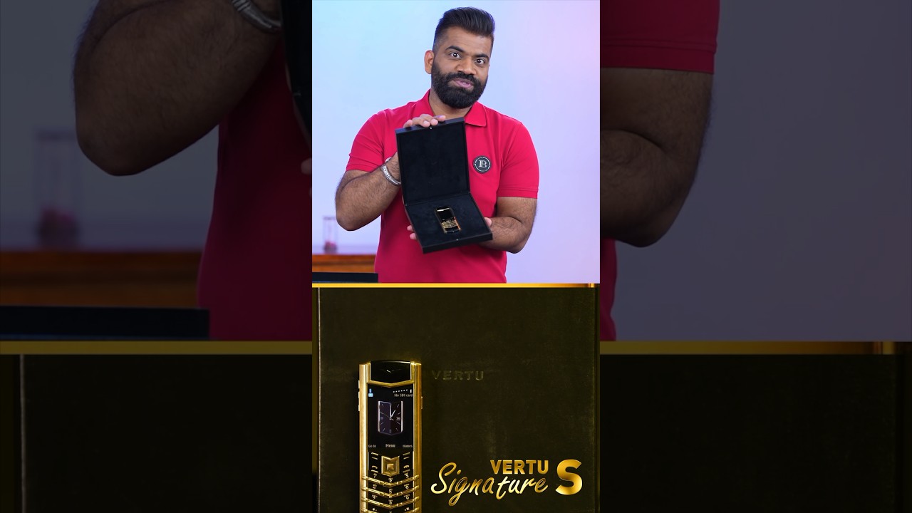 Gold Vertu Signature S Unboxing - ₹60,00,000+ Phone  #TGFamily #Shorts 🔥🔥🔥