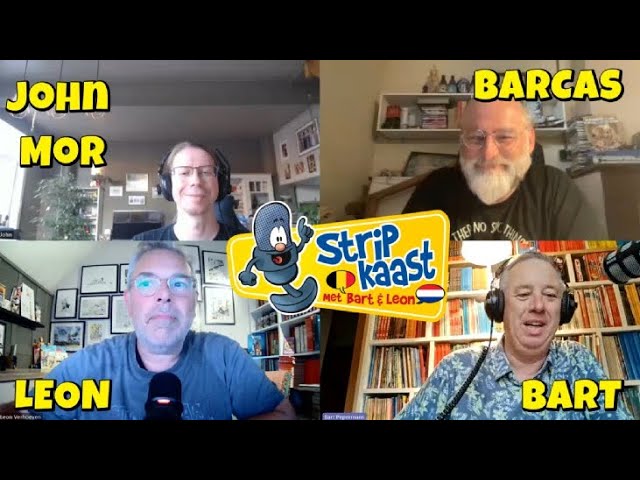 Stripkaast podcast 4 - Een vers, ongefilterd gesprek met Benjamin Barcas en John Mor!!