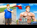 FAT vs MUSCULAR in GTA 5 RP!