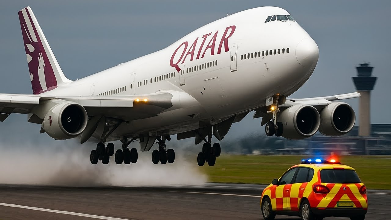 Plane Crashes After Landing – Pilot Loses Control on Runway