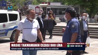 Maske Takmamanin Cezasi 900 Li̇ra