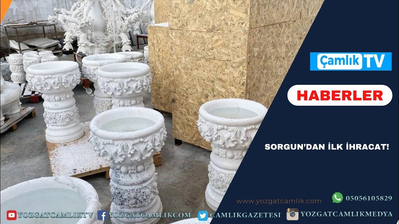 Sorgun Belediyesi Sanat Atölyesi İlk Uluslararası İhracatını Gerçekleştirdi