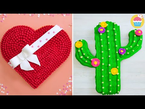 เค้กหัวใจกุหลาบ - Heart Cake 💝🧁 ไอเดียแต่งเค้ก - Cake Ideas | ฟินปาก - Nyam Nyam Thai
