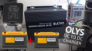 Самодельный автодом подключение двух аккумуляторов электрооборудование автодома DC-DC charger